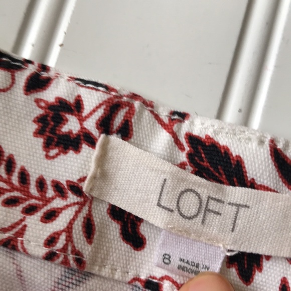 Loft floral shorts red white - Picture 5 of 10